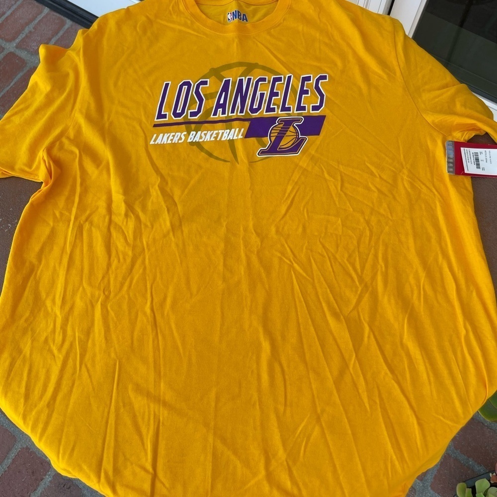Men’s Los Angeles Lakers NBA cotton t-shirt sz 2XL #NBA